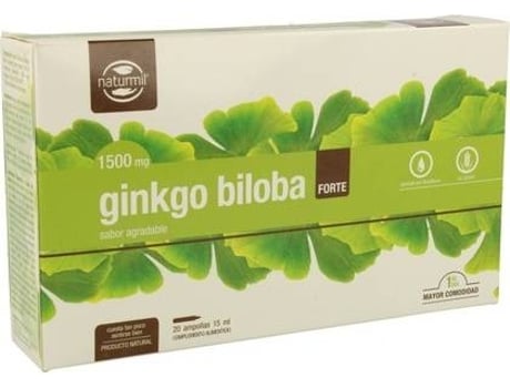 Ginkgo Biloba Forte 1500Mg  20 ampolas x 15ml