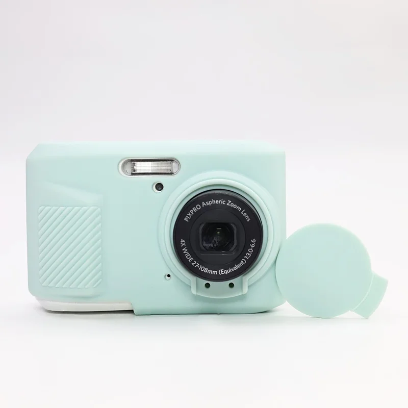 Capa CHRUI para Kodak Pixpro Fz45 Silicone À Prova de Choque Verde Menta