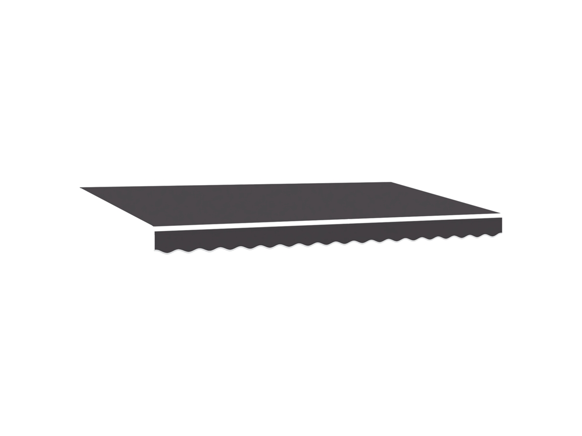 Toldo Retrátil Moderno Vidaxl Antracite Tecido