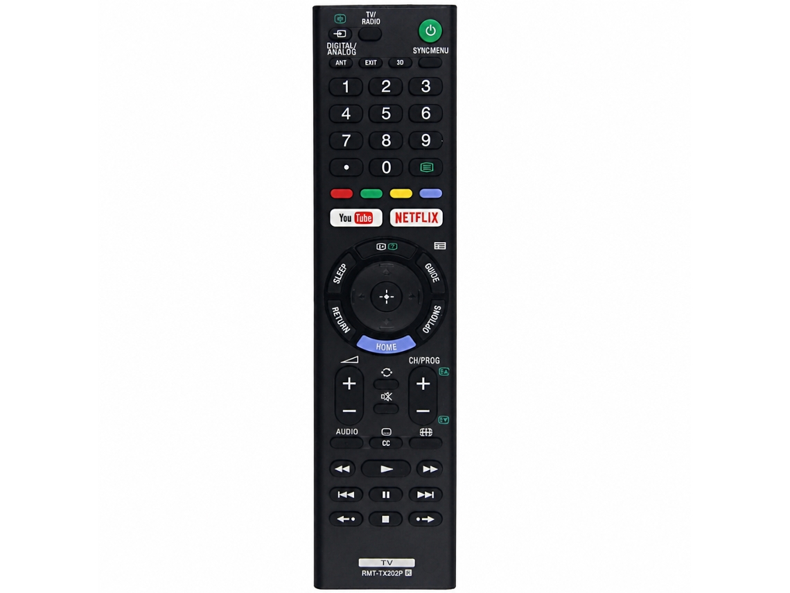 Comando À Distância Para Tv Compatível Com Sony Rmt-tx202p Com Botões Netflix E Youtube