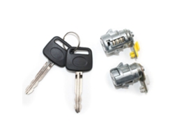 Conjunto de Fechaduras de Porta com Chave para Pickup 89 95 e 4runner 89 98 (cilindro da Fechadura: 69051 35030) (lado Esquerdo e Direito)