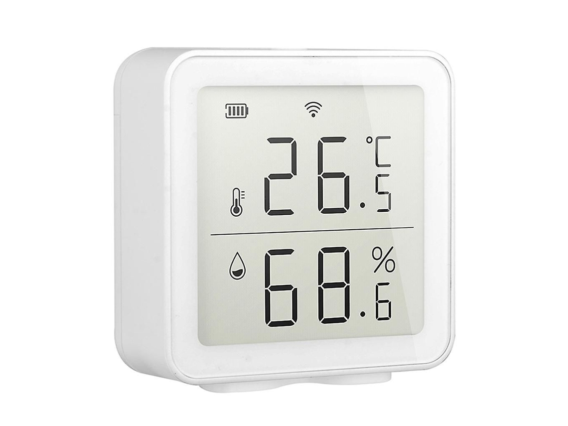 Higrómetro Digital, Com Ecrã Lcd, Branco - Tressino