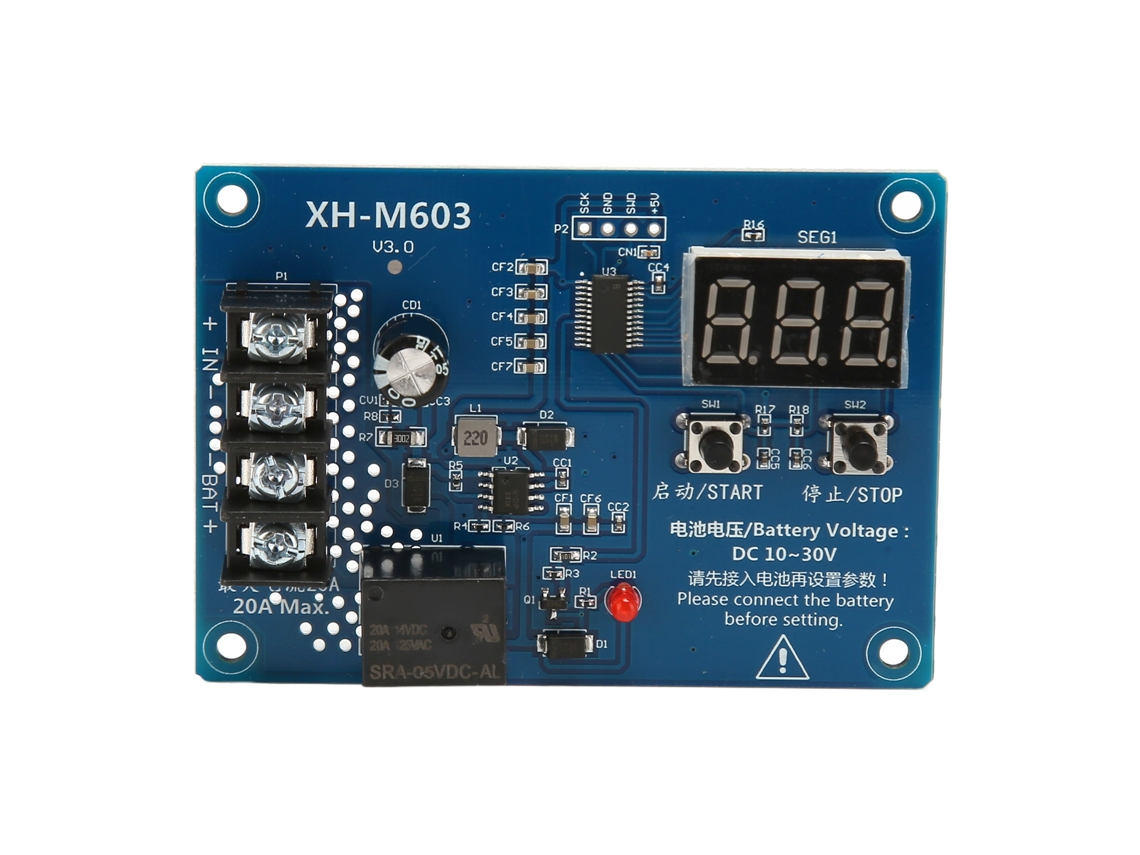 Placa de Proteção LAXISCREED Bateria de Lítio 12 24v com Led