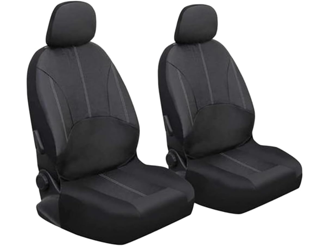 Capa Removível Para Assento De Carro Em Couro Pu Preto Moderno E Simples.