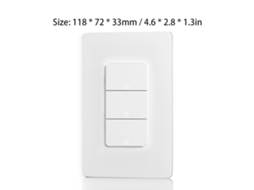 Laxiscreed Interruptor Inteligente Tuya Smart Home Rebound Com Comando De Voz E Controlo Remoto Via App