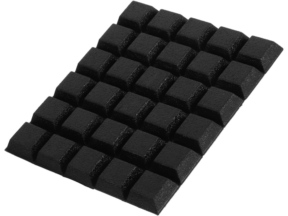 Mipcase Conjunto De 32 Protetores Borracha Antiderrapantes Para Armários Vidro, Móveis, Protetores Autoadesivos Para Pés