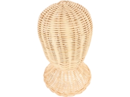 Suporte GOKOCO parede em rattan cúpula redonda para exibição de chapéus, leve e decorativo