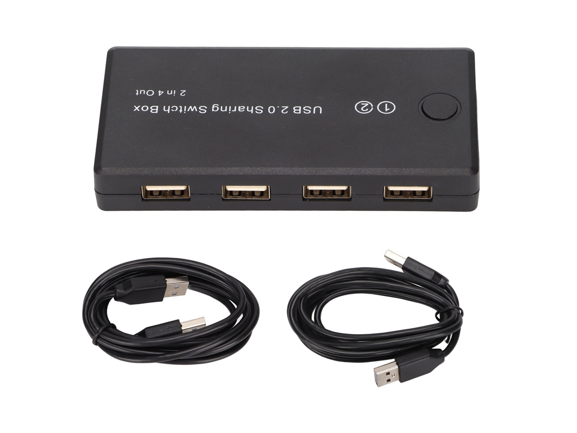 Aetheria seletor de Comutação Usb 2.0 2 em 4 Out para Dispositivos Periféricos com Alta Compatibilidade