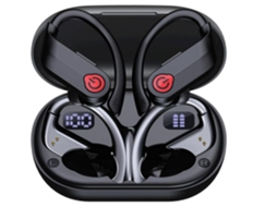 Auriculares Gaming Sem Fios Bluetooth 5.3 Gancho De Orelha Cancelamento De Ruído Microfone Para Chamadas Lurelia