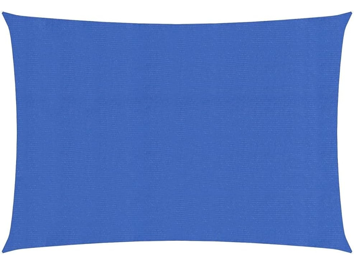 Vela De Sombra Azul Para Pátio, Terraço Com Proteção Uv Impermeável