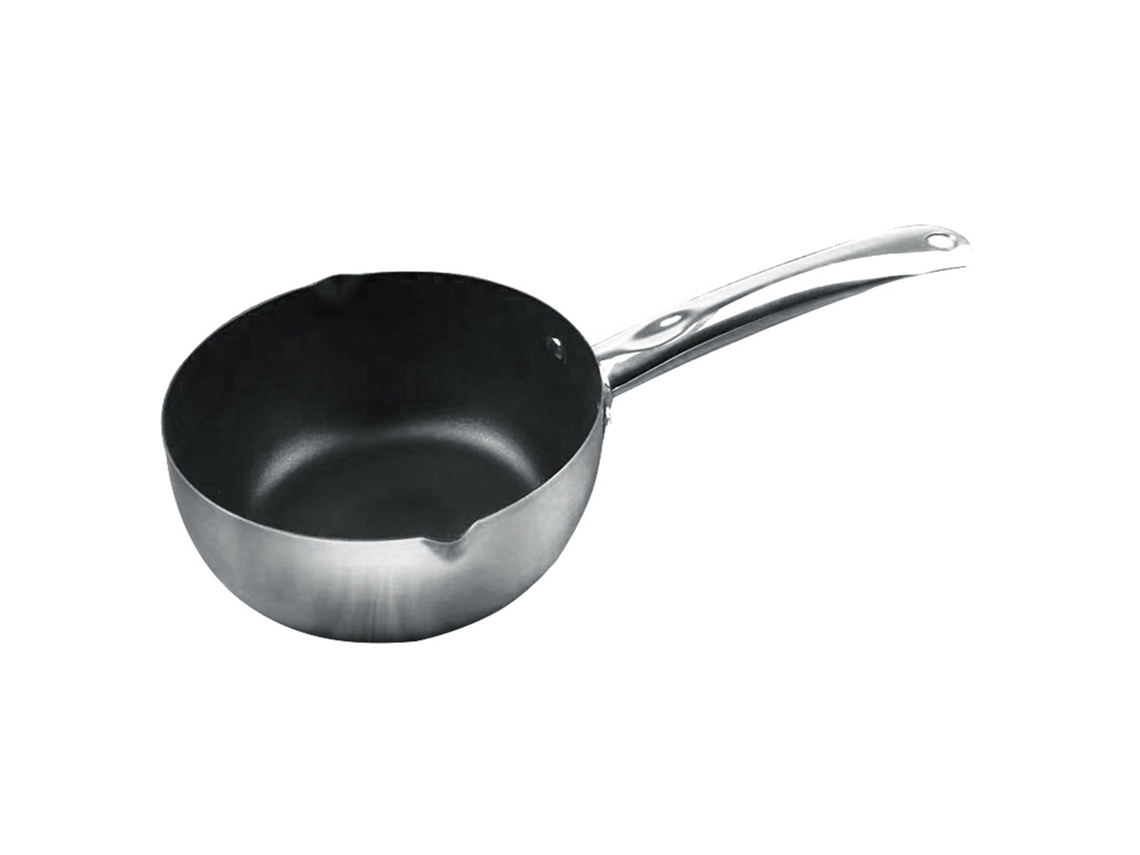 Panela de Aço Inox Japonesa S/MARCA com Bico de Vertido 18cm