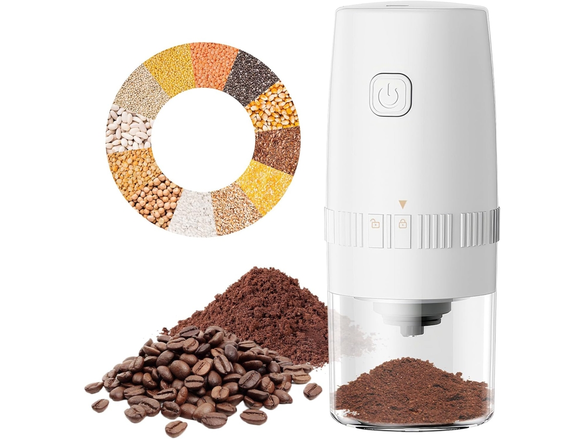 Moedor De Café Elétrico Portátil, Ajuste De Moagem, Para Grãos De Café, Especiarias E Nozes, Ideal Para Cozinha, Casa, Escritório E Viagens