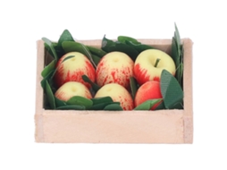Primerox miniatura de Maçãs para Casa de Bonecas 1:12 Cute Modelo Fruta Decoração Acessório Brinquedo