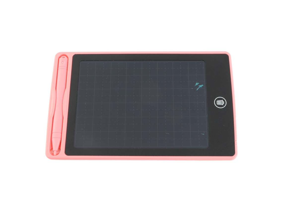 Tábua De Desenho Lcd 6.5 Polegadas Para Crianças Brincadeira Educativa Rosa Com Caneta