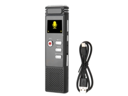 Aetheria gravadora de Voz Digital Ativada por Voz com Redução de Ruído Hifi Estéreo 16gb Usb 300mah