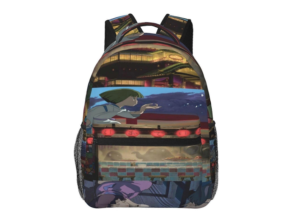Mochila Spirited Away Para Escola E Trabalho, Leve E À Prova Dágua, Mochila Estilosa Para Estudantes E Adultos N132 Olysi Shop