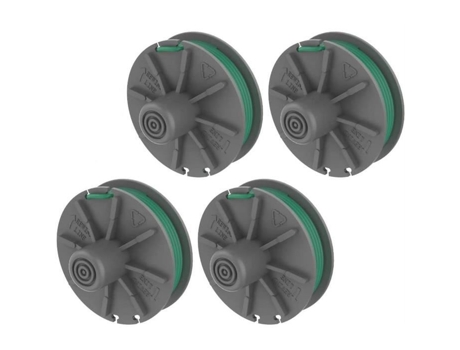 Pacote de 4 Carretéis de Linha de Reposição Gardena 5309-20 para Power Cut Plus 650/30 Art.9811 Aparador de Cordas 2 Mm 4 6 M AQSACOKIYA