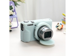 Capa para Canon G7x3 Case Protetora Silicone para Câmera CUICH (verde Claro)
