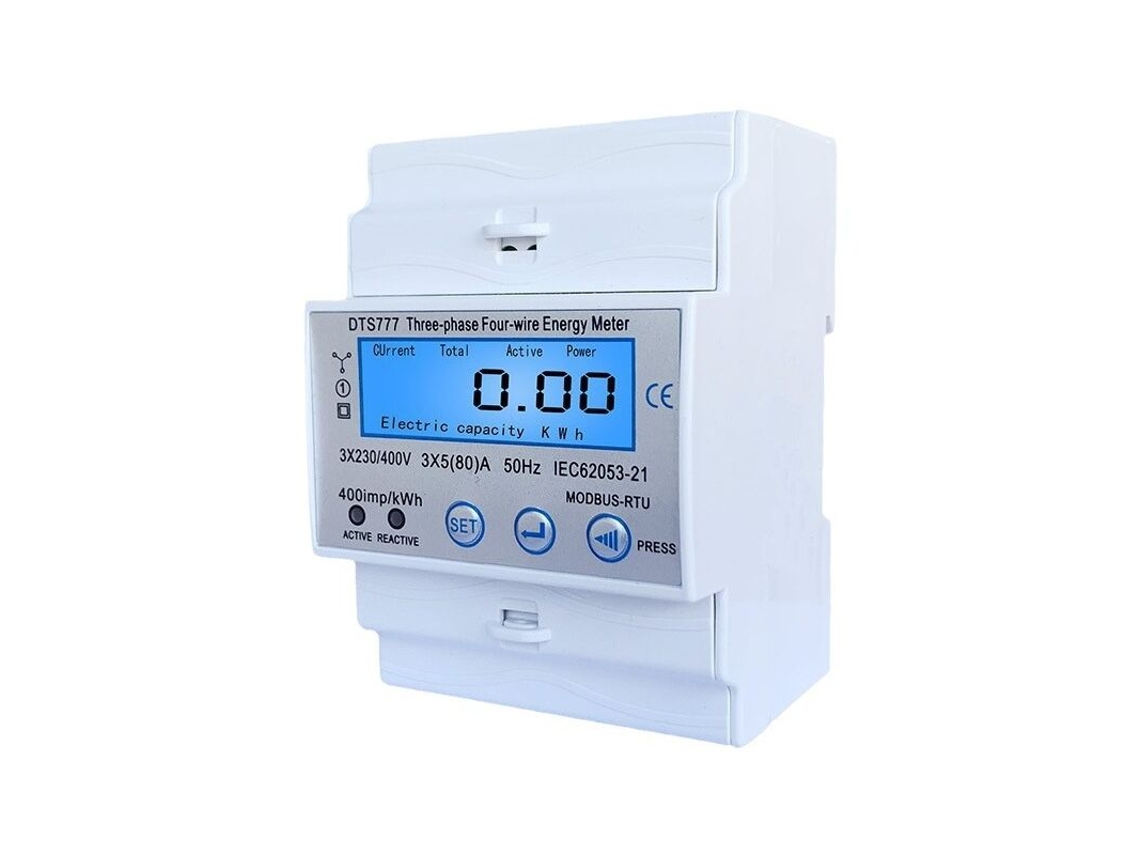 Medidor De Eletricidade Volt Medidor De Energia Chapéu Alto Trilho Bidirecional Wattímetro Consumo De Energia Entrada Kwh Brilvibera