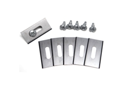 Conjunto De 30 Lâminas De Reposição, Em Aço Inoxidável, Corte Duplo, Compatível Com Husqvarna