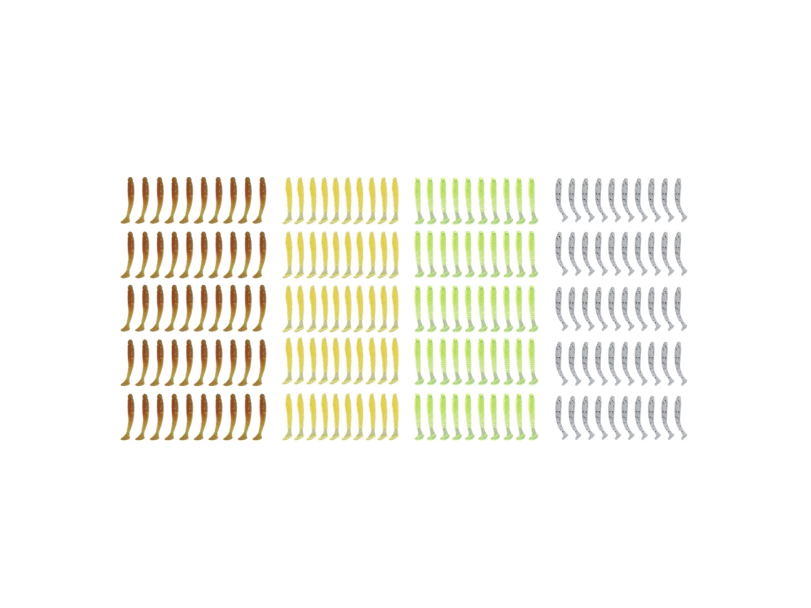 Isca Artificial Bionica Peixe 200pcs Com 4 Cores