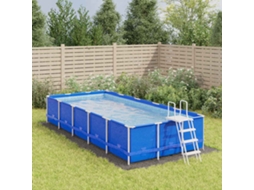 Vidaxl Pano Para Chão De Piscinas 640x321 Cm Poliéster Geotêxtil Cinza