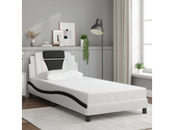 Vidaxl Estrutura de Cama Viana Sem Colchão 100x200 Cm Couro Artificial