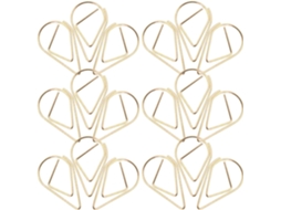 Clips de Papel Metálicos Solustre, 100 Unidades, Aço, Resistente à Deformação, para Documentos e Mesa