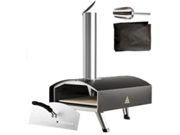 Forno De Pizza Ao Ar Livre Succebuy 304,8 Mm Portátil Para Churrasco Em Aço Inoxidável