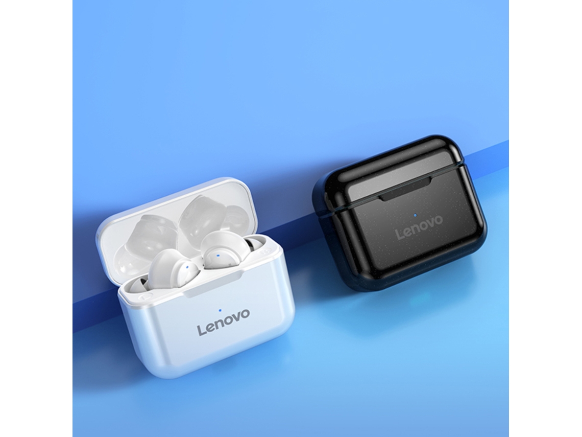 Fone De Ouvido Sem Fio Bt Lenovo Qt82 Auriculares Intra-auriculares Esportivos À Prova D'água E Suor