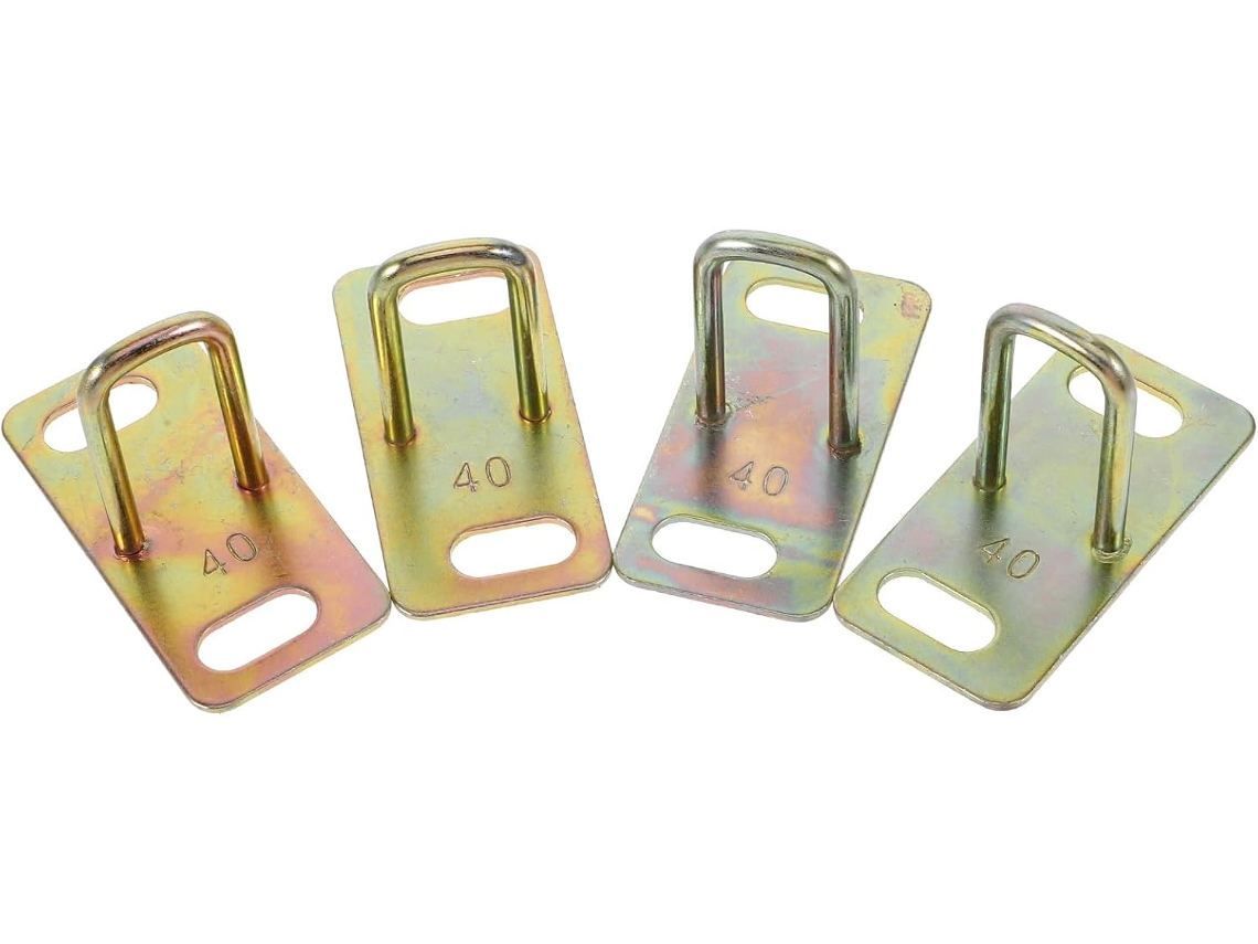 Conjunto De 4 Fivelas De Travamento Para Assento De Motocicleta Elétrica, Montagem Robusta Em Metal 5x4 Cm, Acessórios