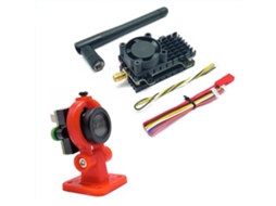 Transmissor FPV sem fio EWRF 58G 2000mW 48CH VTX com alcance de mais de 20 km e câmera CMOS de 1,4 mm 700TVL para jogos RC