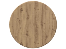 Conjunto 1 Tampo De Mesa Vidaxl Castanho Derivados De Madeira (ø 30 X 1,5 Cm)