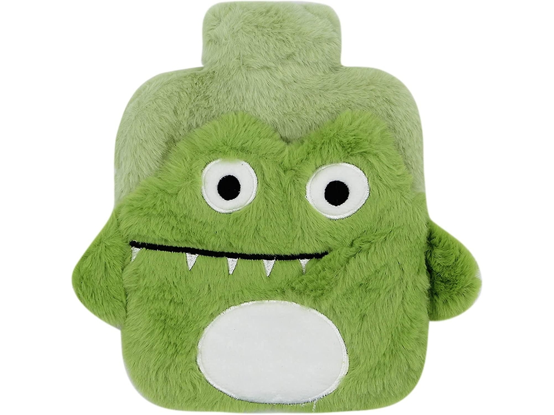 Bolsa De Água Quente Transparente Com Mangueira De Borracha Clássica E Capa De Pelúcia Com Desenho 3d AQUAFORGE