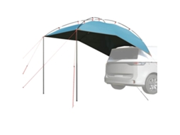 Vidaxl Tenda De Carro Impermeável Azul