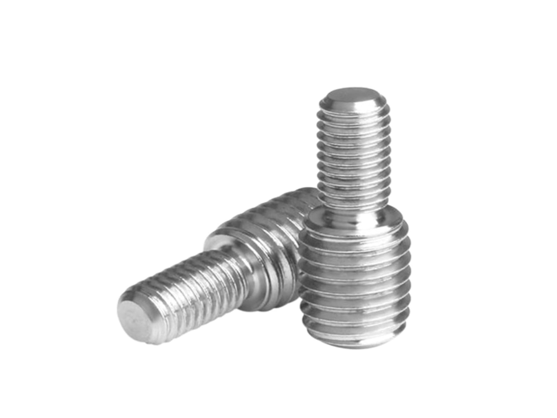 2-5 peças parafuso conversor redutor m3 m4 m5 m6 m8 m10 m12 304-adaptador de conversão cabeça dupla cor prata_m3x10 para