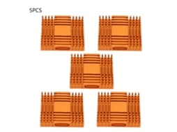 Dissipador de calor de alumínio para CPU, 37x37x6mm HKJ
