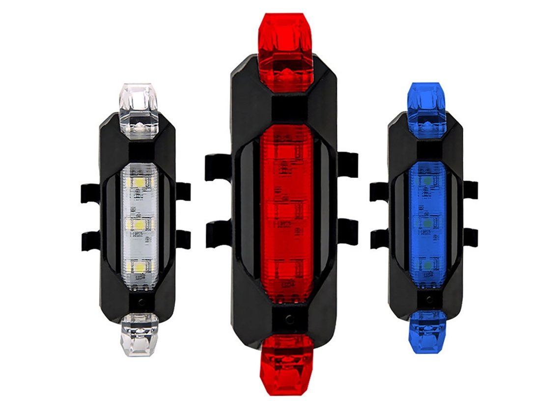 3 Luzes Traseiras de Bicicleta BRILVIBERA
