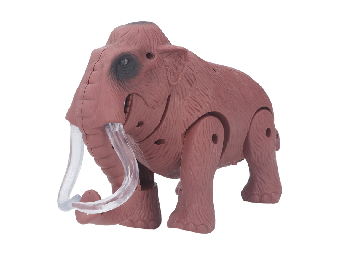 Primerox brinquedo Elétrico de Animal com Som e Luz Andando Seguro Interativo Simulação Mundo Animal Ny009‑b
