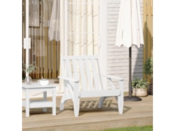 Vidaxl Cadeira De Jardim Adirondack 75x77x77 Cm Pinho Maciça Branco