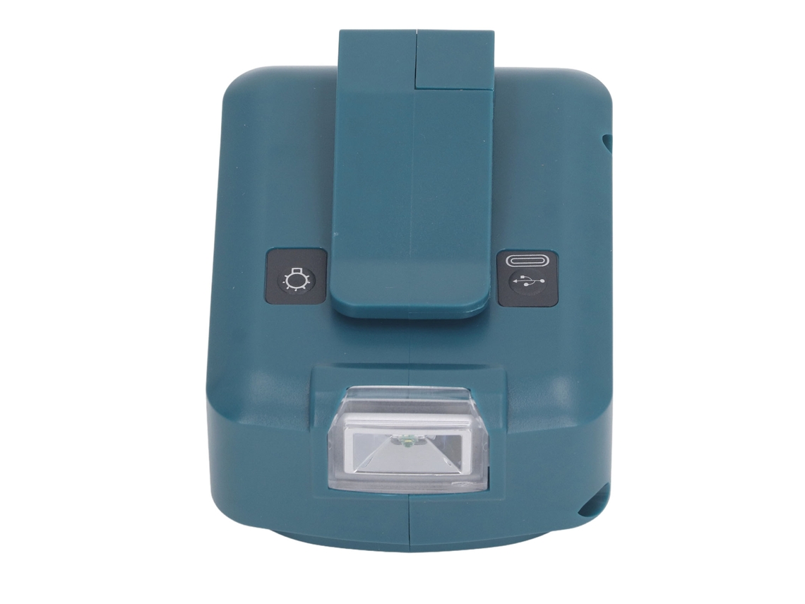 Laxiscreed Adaptador De Bateria De Lítio Com Suporte Qc3.0 E Usb Pd 18w Para Carregamento Rápido