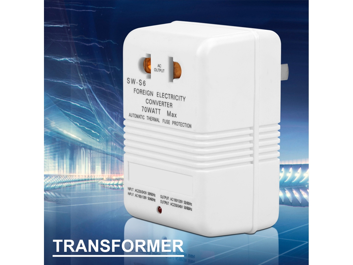 Transformador De Voltagem Laxiscreed 70w Para Passar A Voltagem Em Standards Chineses