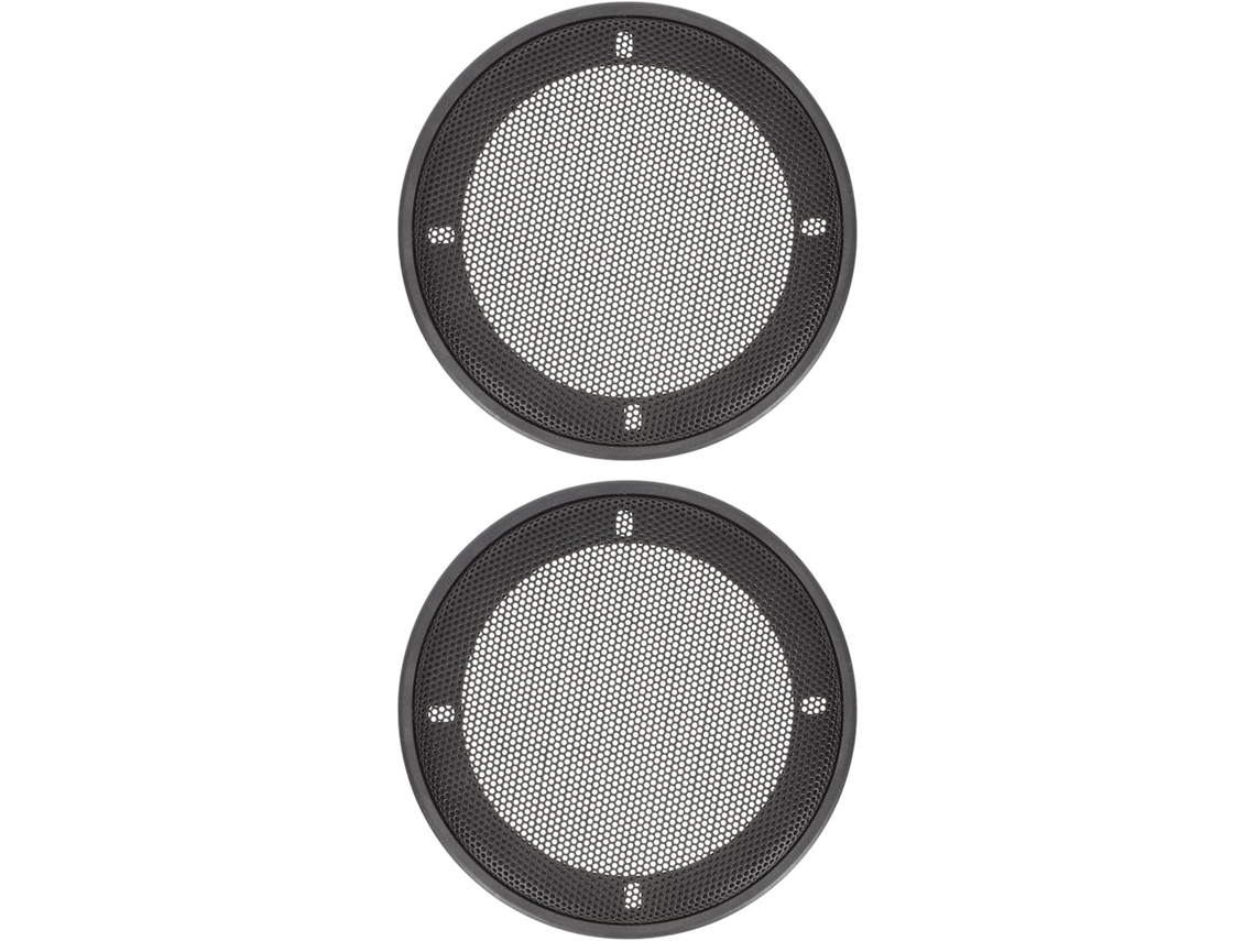 Conjunto De 2 Protetores De Alto-falante Para Carro, Rede Decorativa Preta, Capa Resistente A Arranhões E Impactos.