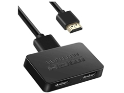 1 Em 2 Saídas Hdmi Splitter 4k Hdmi Splitter Para Dois Monitores Hdmi Switch Splitter Suporte 4k 3d 1080p Para Xbox Ps4 Ps3 Dvd Hdtv Preto Bestvite