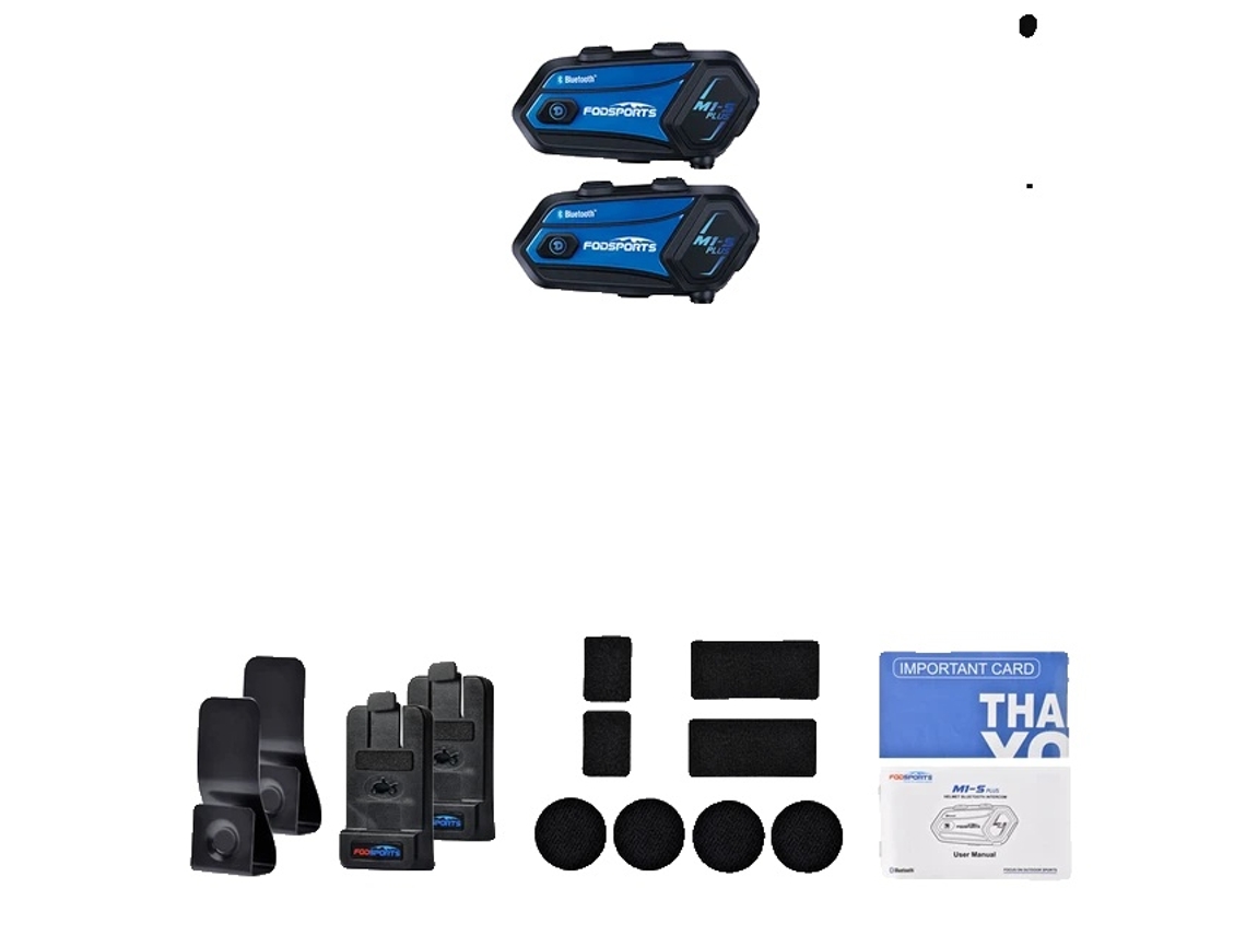 Intercomunicador De Capacete Para Motocicleta, Agrupamento De 8 Motociclistas, Compartilhamento De Mãºsica Oem