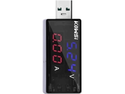 Detector De Carga Tensão E Corrente Usb -11va Voltímetro Bateria 120 W