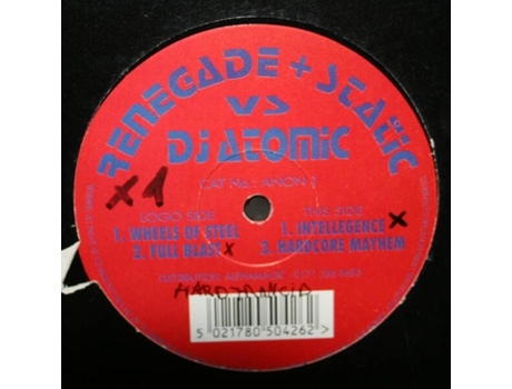 Vinil Wheels Of Steel Anonymous Records