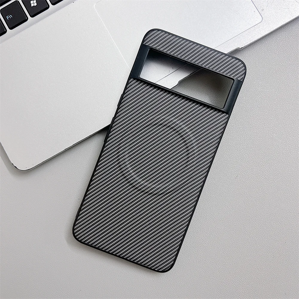 (cinza, Google Pixel 10 Pro) Capa Elegante Com Textura De Fibra De Carbono, Compatível Com Carregamento Sem Fio Magnético