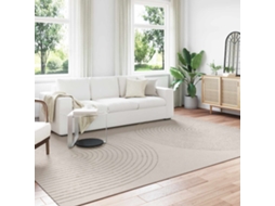 Vidaxl Tapete Interno Galati Creme 280 X 200 Cm Poliéster