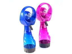 Laxiscreed Ventilador De Mão Portátil Com Spray Resfriador E Cor Aleatória